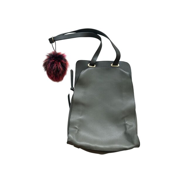 ZARA Gray Unisex Convertible Backpack Shoulder Bag - Picture 7 of 7